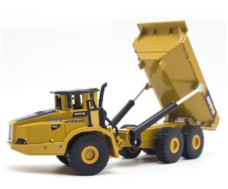 Metal dump truck med knækled - volvo replika