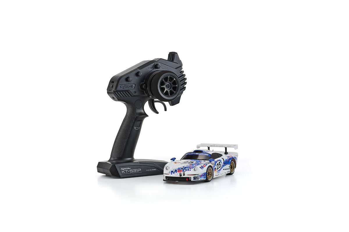Kyosho Mini-Z MR04 RWD Porsche 911 GT1 1996 Mobil1 #25 (W-RM)