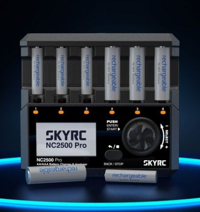 SkyRC NC2500 Charger NiMH AA/AAA 0.1-2.5A 240AC