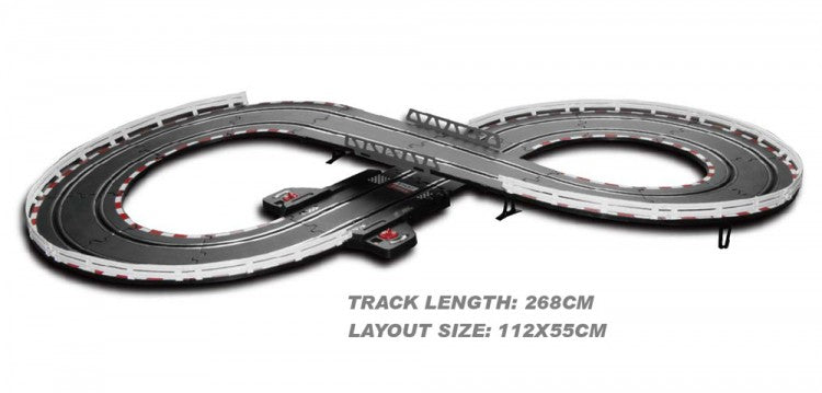 Super 153 - USB Powered 1/43 Slot Car Racing Set