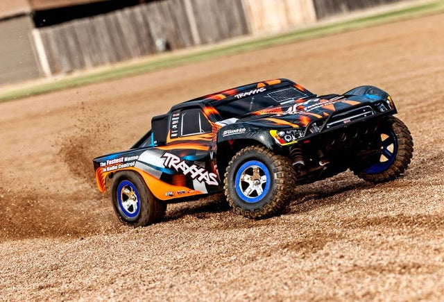 Slash 2WD 1/10 RTR TQ Blue Clipless USB - With Battery/Charger