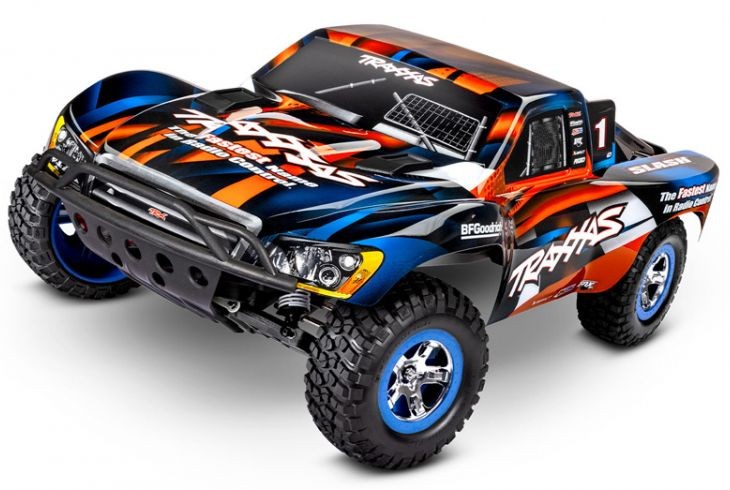 Slash 2WD 1/10 RTR TQ Blue Clipless USB - With Battery/Charger