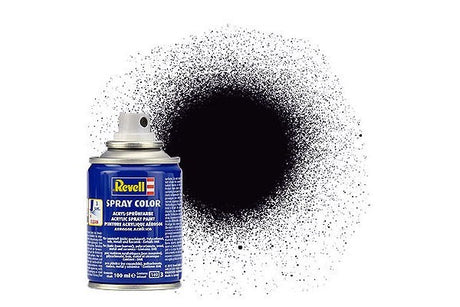 Spray black mat 100 ml.
