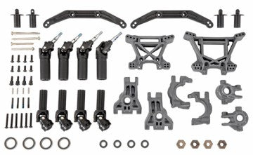 Traxxas 9080-GRAY Upgrade Kit Extreme Heavy Duty Gray Hoss, Rustler, Slash, Raptor R - 4x4