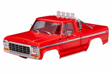 Traxxas 9812-RED Body TRX-4M Ford F-150 Red Complete (Clipless)