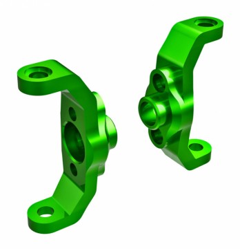 Traxxas 9733-GRN Caster Blocks Alu Green L+R (2) TRX-4M