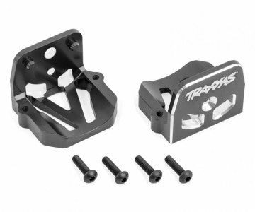 Traxxas 7760-GRAY Motor Mounts Front &amp; Rear Set Alu Gray X-Maxx, XRT