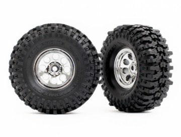 Traxxas 9873 Tires &amp; Wheels Mickey Thompson Baja Pro Xs 2.4x1.0" (2)
