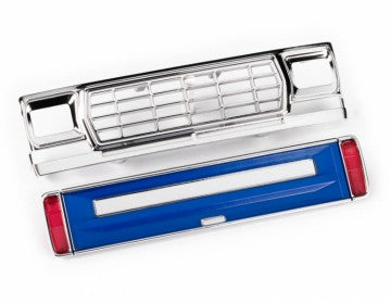 Traxxas 9819-BLUE Grill, Tailgate Blue with LED Lenses Ford F-150 TRX-4M