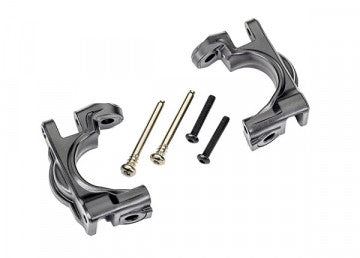 Traxxas 9032-GRAY Caster Blocks (C-Hub) EHD Gray L+R