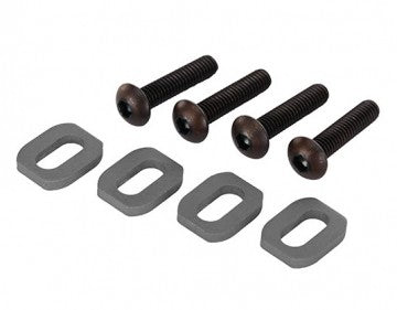 Traxxas 7759-GRAY Washers Motor Mount Alu Gray w/ Screws (4) X-Maxx, XRT