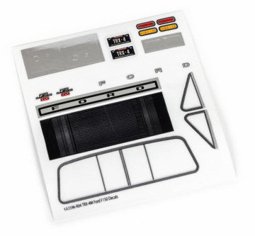 Traxxas 9828 Decal Sheet Ford F-150 TRX-4M