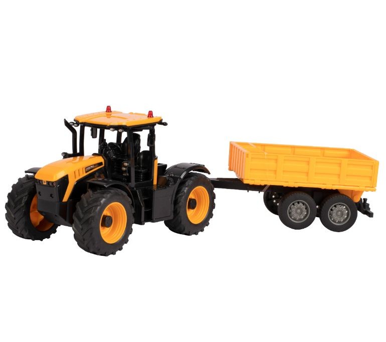 JCB Fastrac 4220 traktor med tipvogn