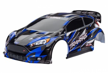Traxxas 7418-BLUE Body Ford Fiesta ST Rally Blue