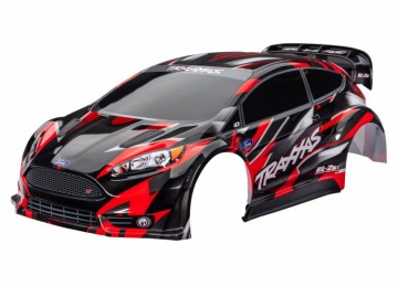 Traxxas 7418-RED Body Ford Fiesta ST Rally Red