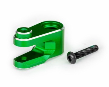 Traxxas 10247-GRN Servo Horn Steering Alu Green Maxx Slash