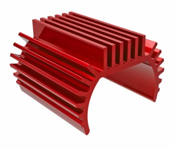 Traxxas 9793-RED Motor Heat Sink Alu Red Titan 180 87T