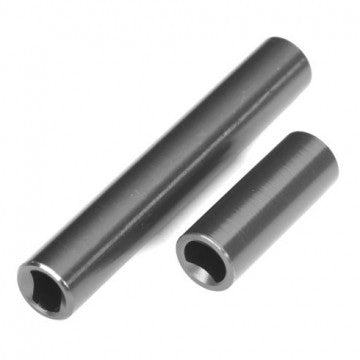 Traxxas 9852-GRAY Driveshafts Center Alu Set Gray TRX-4M High Trail