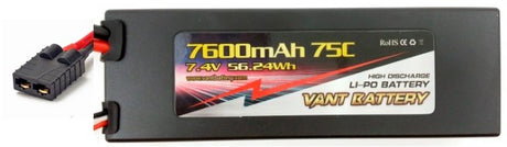 LiPo 3s 11,1V 7600mAh 75c - TRX stik - Hardcase