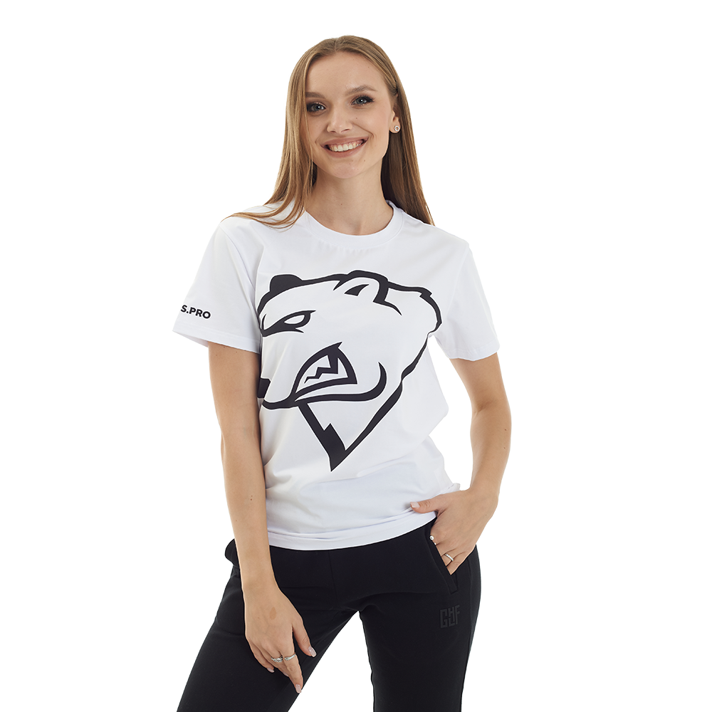 Virtus.pro T-shirt "bear" white, L