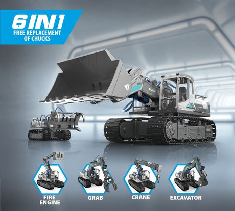 6-i-1 Hydraulisk Entreprenør Maskine