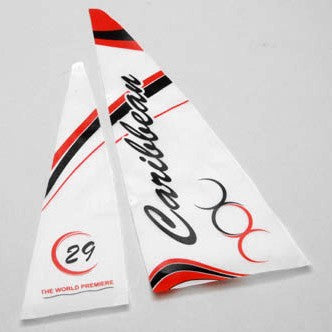 Demo Mini sejlbåd RETURVARE - Caribbean MK2 Sailboat RTR 2.4G 8802