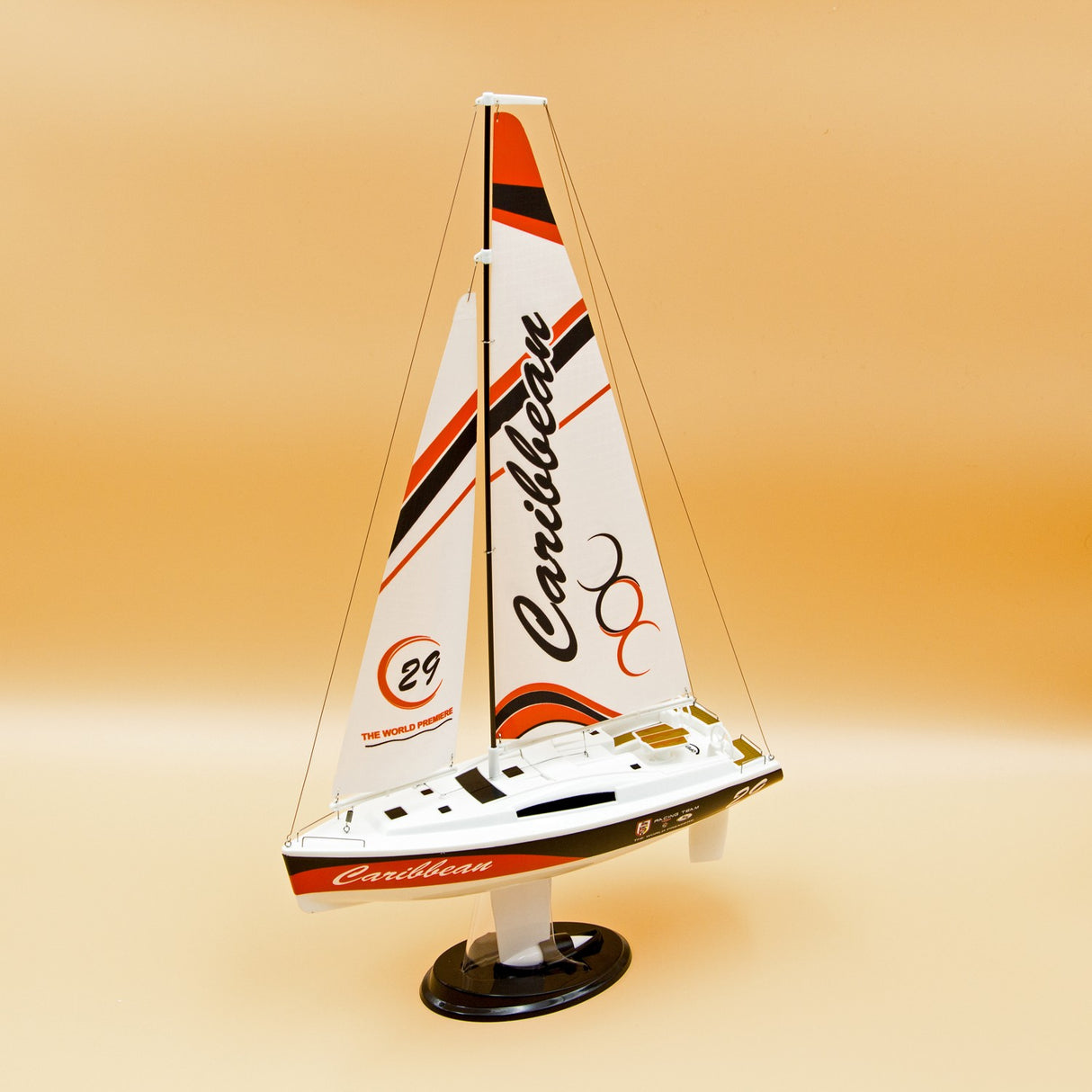 Demo Mini sejlbåd RETURVARE - Caribbean MK2 Sailboat RTR 2.4G 8802