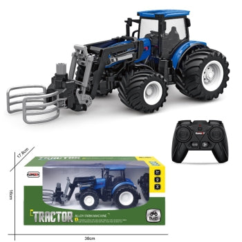ES-6634HK 2.4G 1:24 6-kanals RC Traktor i metal – brede dæk