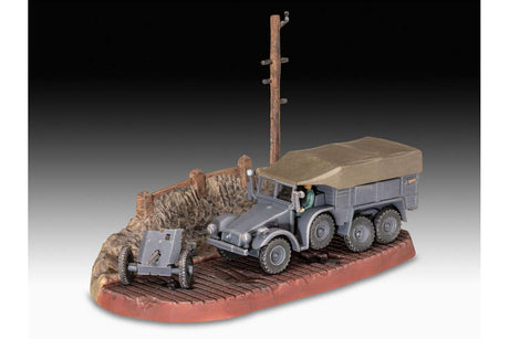 Starter kit Krupp Protze KFZ 69 w/3,7cm pak 1:76