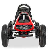 Mercedes-Benz Gokart med pedaler og gummidæk