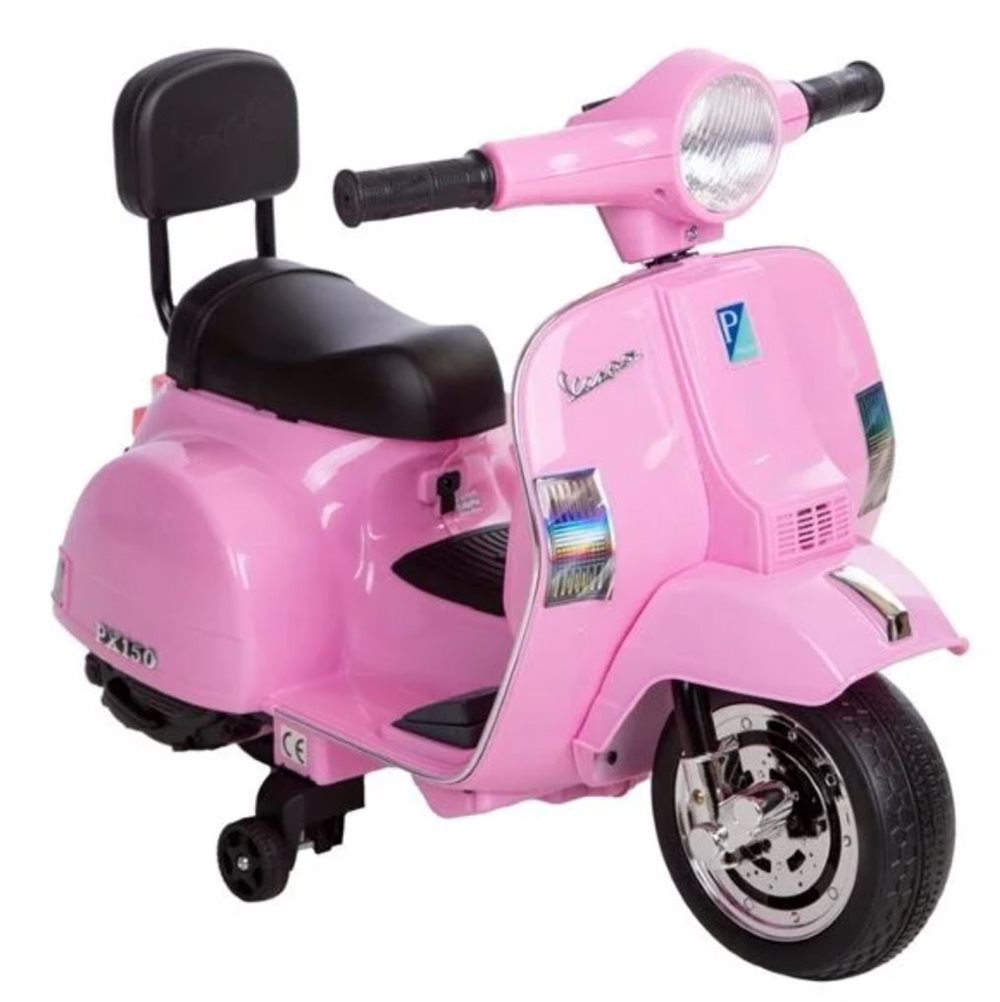 Vespa PX150 Pink 6V – El-scooter til børn
