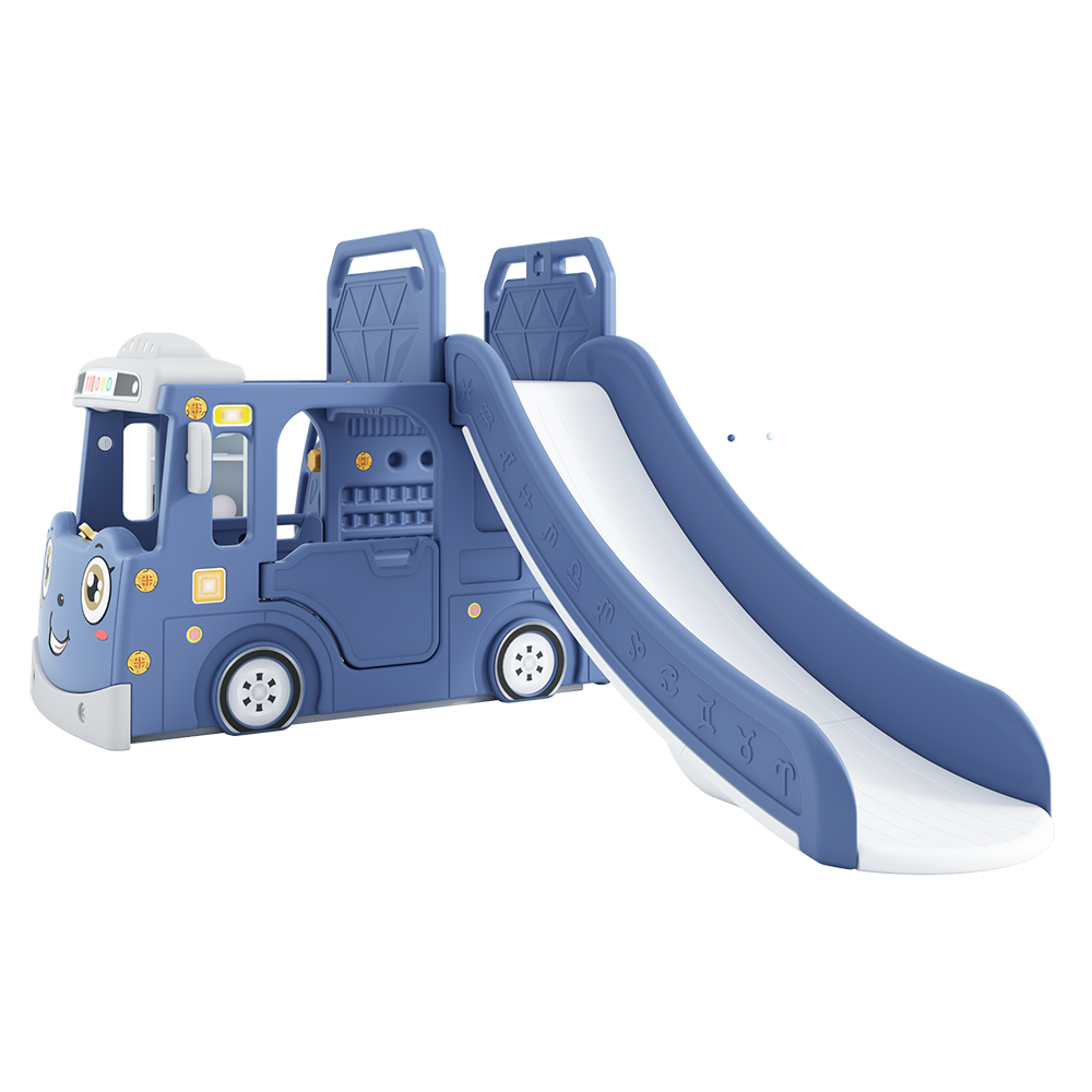 Elitetoys Kids Zone Aktivitetslastbil med rutsjebane og gynge