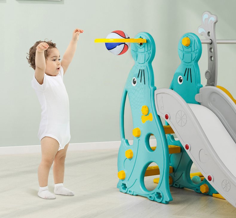 Elitetoys Kids Zone Rutsjebane med Basketballkurv