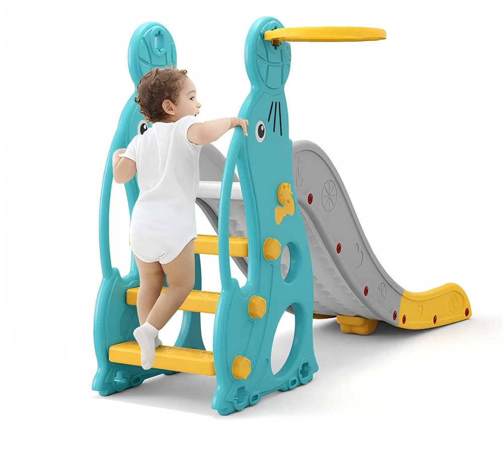 Elitetoys Kids Zone Rutsjebane med Basketballkurv