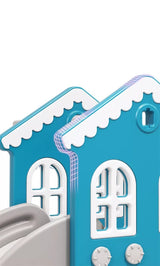 Elitetoys Kids Zone Legehus med rutsjebane, gynge og kurv