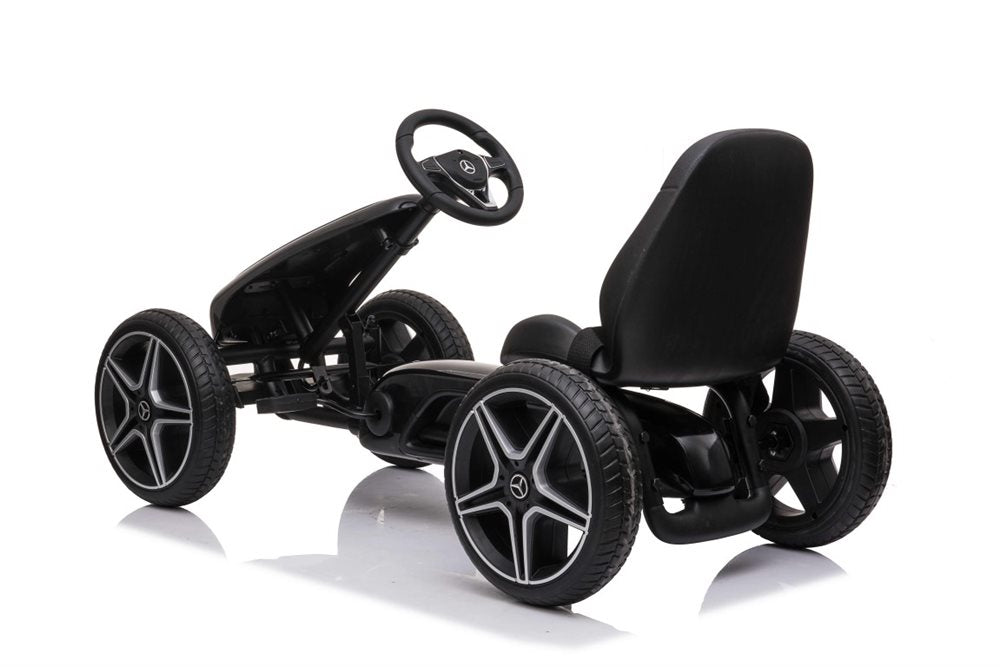 Mercedes-Benz Gokart med gummidæk og justerbart sæde
