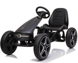 Mercedes-Benz Gokart med gummidæk og justerbart sæde