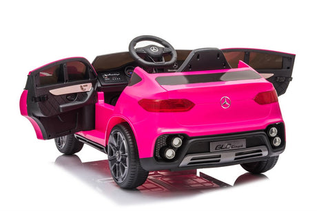 Mercedes GLC Coupé Pink – Elbil til børn, 4x12V med EVA-dæk og lædersæde