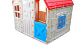 Elitetoys Legehus Fantasy XL med døre, vinduer og altan