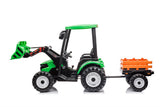 Azeno Farmer Excavator 24V Traktor med trailer