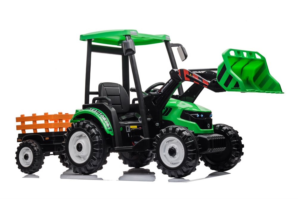 Azeno Farmer Excavator 24V Traktor med trailer