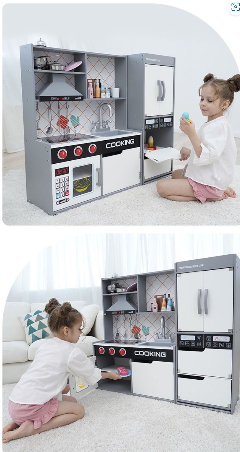 Elitetoys Kids Zone Legekøkken i træ