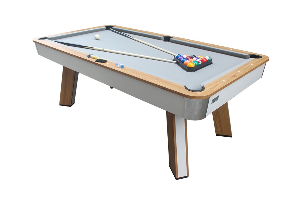 Stanlord Pantheon 7 fod Multibord – Billard, Bordtennis og Spisebord i Hvid