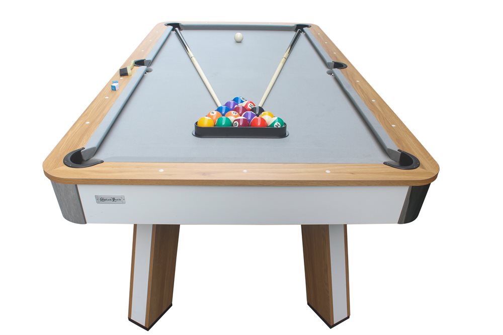 Stanlord Pantheon 7 fod Multibord – Billard, Bordtennis og Spisebord i Hvid