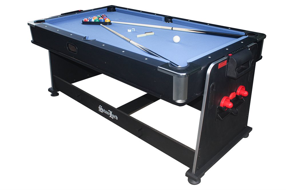Stanlord Lucca 6" Multibord – Billard, Airhockey og Bordtennis