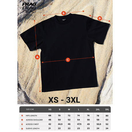FragON basic T-shirt, black, XS