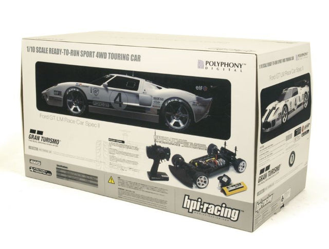 HPI Ford GT LM Race Car Gran Turismo E10 RTR - HPI10786