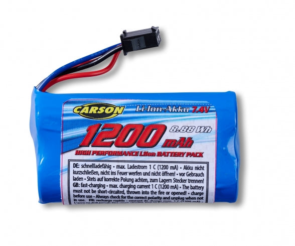 7,4V/1200mAh LiIon Batt.Dirt Crawl.JST-4