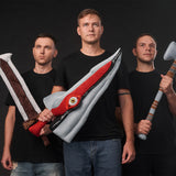 Plush weapon SOULCALIBUR Kulutues Axe 81 cm (Color Box)