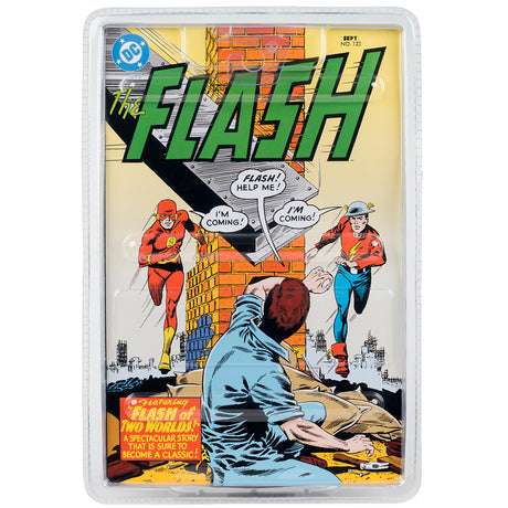 DC Direct Page Punchers The Flash Jay Garrick (The Flash #123) 7in Action Figure with Comic Red Platinum Edition McFarlane Toys